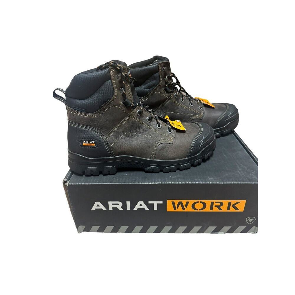 Ariat Men's Waterproof Steel Toe EH Oil/Slip Resistant Work Boot 10034673 Sz 13D